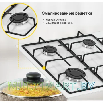 Газовая варочная панель Simfer H60Q40W411 картинка 9